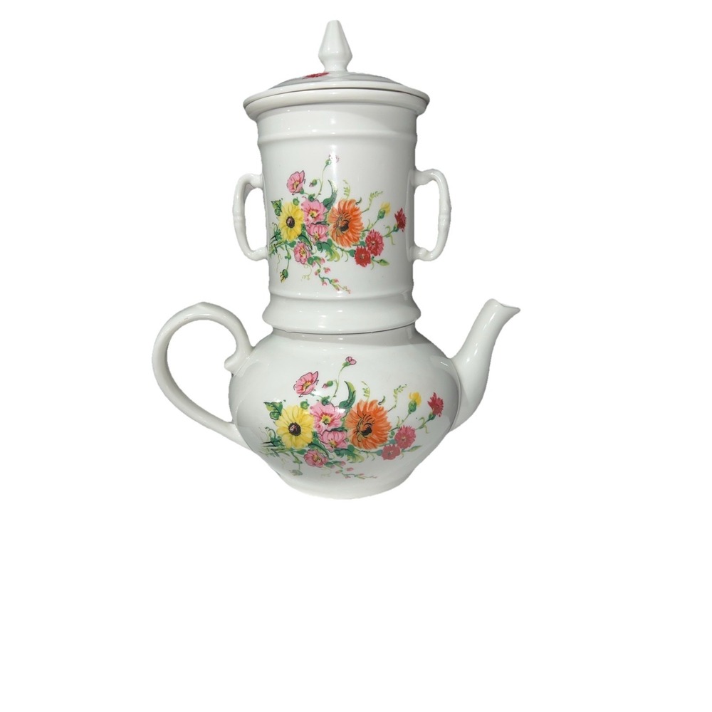 (..-5)Vintage Via Gordon Bleu Coffee /tea Pot‎ Made In France